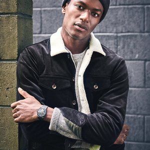 TODD SNYDER ITALIAN SHERPA LINED CORDUROY DYLAN JACKET